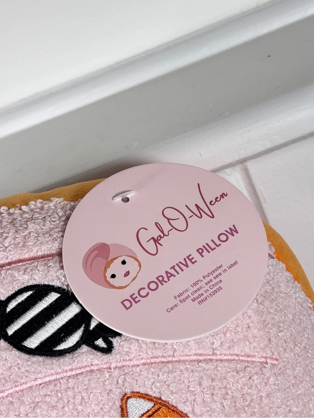 NEW Gal-O-Ween Pumpkin Spa Day Halloween Pillow